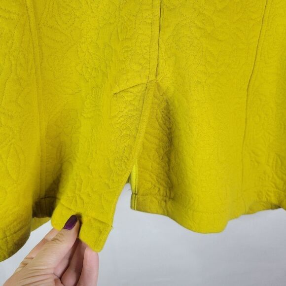 Isaac Mizrahi Chartreuse / Citrus Women's Quilted Soft Jacket - Picture 7 of 14
